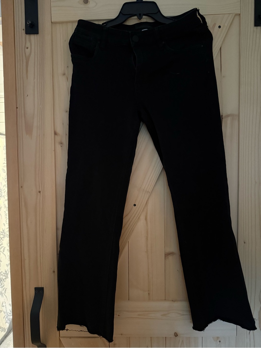 Kut from the kloth with raw hem Black Women's Jeans